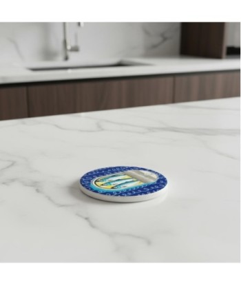 Posavasos Decorativos de Sardinas, Set de 4 Unidades, Diseño Único para Cocina y Comedor, Regalo Original para