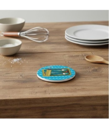 Posavasos Decorativos de Sardinas, Set de 4 Unidades, Diseño Único para Cocina y Comedor, Regalo Original para