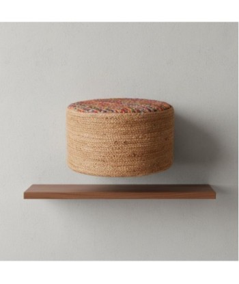 Puff Decorativo Redondo para Sala de Estar, Asiento Auxiliar Moderno y Elegante, Ideal para Hogar y Oficina