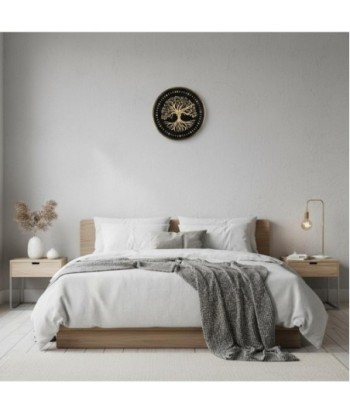 Reloj de Pared Árbol de la Vida Decorativo Silencioso para Hogar, Oficina, Diseño Único, Regalo Ideal