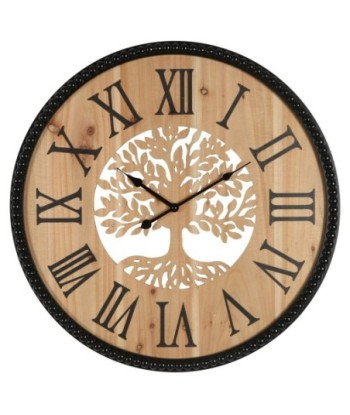 Reloj de Pared Árbol de la Vida Diseño Decorativo Silencioso para Hogar y Oficina, Estilo Étnico Moderno 60cm