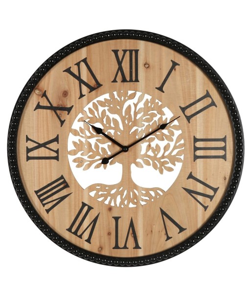 Reloj de Pared Árbol de la Vida Diseño Decorativo Silencioso para Hogar y Oficina, Estilo Étnico Moderno 60cm