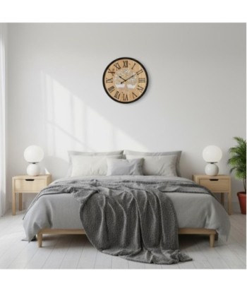 Reloj de Pared Árbol de la Vida Diseño Decorativo Silencioso para Hogar y Oficina, Estilo Étnico Moderno 60cm