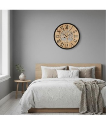 Reloj de Pared Árbol de la Vida Diseño Decorativo Silencioso para Hogar y Oficina, Estilo Étnico Moderno 60cm
