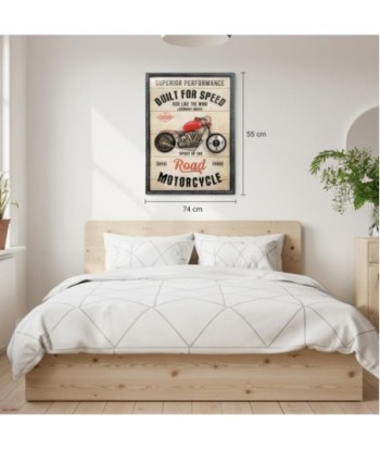 Reloj de Pared Vintage Moto Decorativa, Diseño Retro para Hogar, Oficina, Garaje, Decoración de Pared Única