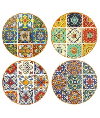 Salvamantel Hidráulico Antideslizante para Cocina - Resistente al Calor - Set de 4 Unidades - Diseño Moderno