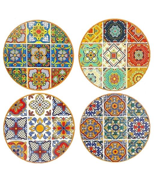 Salvamantel Hidráulico Antideslizante para Cocina - Resistente al Calor - Set de 4 Unidades - Diseño Moderno