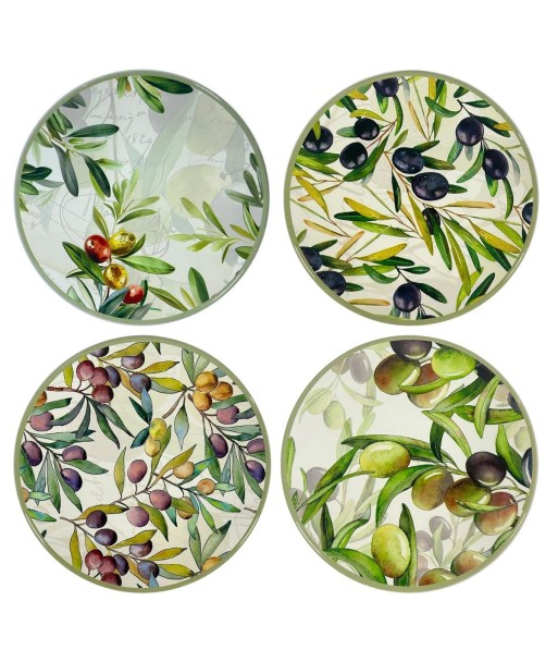 Salvamanteles de Cerámica Multicolor para Cocina, Juego de 4 Piezas, Antideslizantes, Resistente al Calor, Decoración