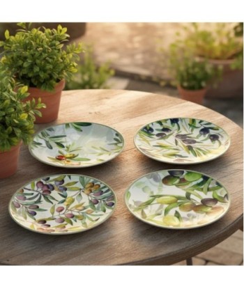 Salvamanteles de Cerámica Multicolor para Cocina, Juego de 4 Piezas, Antideslizantes, Resistente al Calor, Decoración