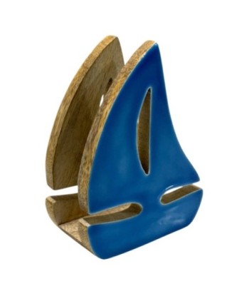 Servilletero Decorativo Barco Náutico para Cocina y Comedor, Diseño Original en Madera, Accesorio Perfecto para