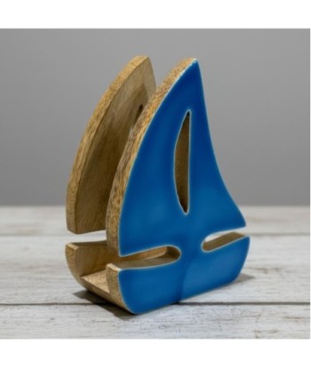 Servilletero Decorativo Barco Náutico para Cocina y Comedor, Diseño Original en Madera, Accesorio Perfecto para