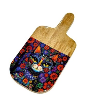 Tabla de Cortar para Cocina con Diseño de Gato, Ideal para Picar y Servir, Resistente y Decorativa, Accesorio