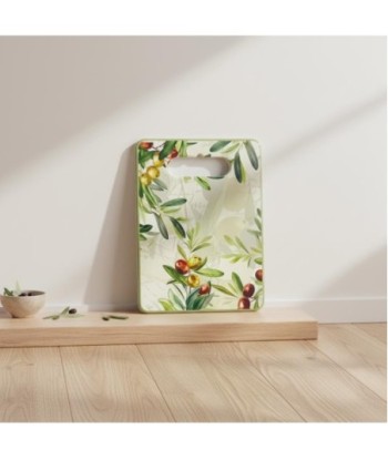 Tabla de Cortar para Aceitunas, Diseño Multicolor, Ideal para Cocina y Regalos, Resistente y Duradera, Set de