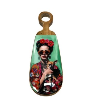 Tabla de Cortar Pequeña para Cocina, Ideal para Mujeres, Tabla de Madera Antideslizante, Accesorio de Cocina