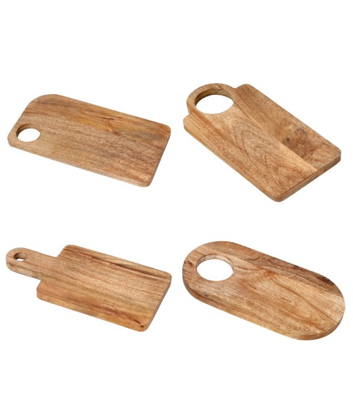 Tabla de cortar cocina multifuncional 4 piezas, resistente y duradera, ideal para cortar carne, verduras y más.