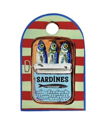 Tabla de Cortar para Sardinas, Antideslizante, Resistente al Agua, Ideal para Cocina, Diseño Marinero, Uso Profesional