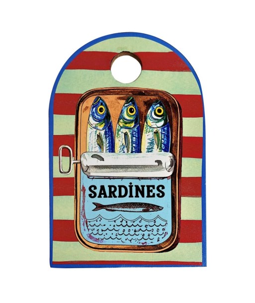 Tabla de Cortar para Sardinas, Antideslizante, Resistente al Agua, Ideal para Cocina, Diseño Marinero, Uso Profesional