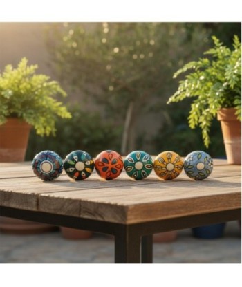 Juego de 6 Tapones de Vino Decorativos, Diseño Multicolor, Ideal para Regalo, Tapón de Botella Reutilizable,