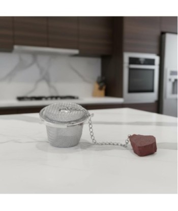 Filtro de Té de Metal Reutilizable, Perfecto para Infusiones, Ideal para Té Suelto, Accesorio de Cocina, Fácil