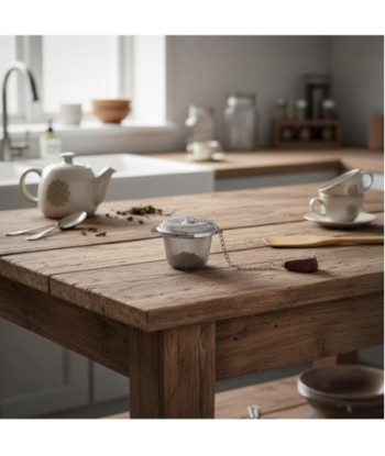 Filtro de Té de Metal Reutilizable, Perfecto para Infusiones, Ideal para Té Suelto, Accesorio de Cocina, Fácil