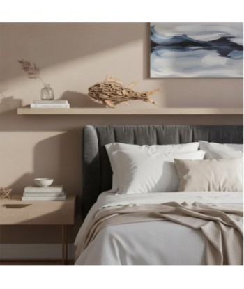 Figura Marinera Pez S de Madera - Decoración Natural Estilo Marítimo