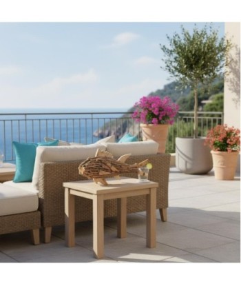 Figura Marinera Pez S de Madera - Decoración Natural Estilo Marítimo