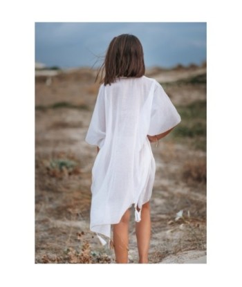 Poncho Crudo Mujer Estilo Ibiza, Ropa de Invierno, 100% Algodón, Manga ¾, Perfecto para Abrigarse, Moda Isla Bonita