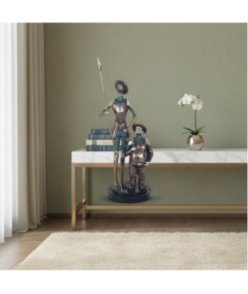 Figura Clásica de Don Quijote en Resina - Decoración de Hogar Estilo Clásico