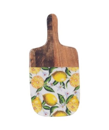 Tabla Cortar Limones de Madera con Diseño Frutal - Ideal para Cocina