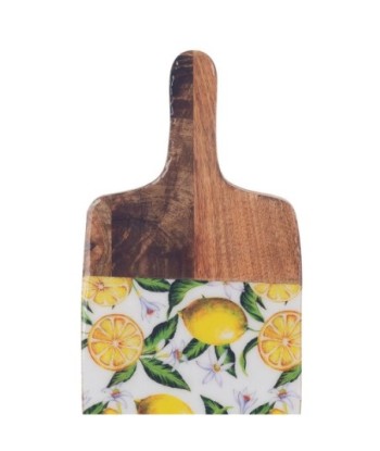 Tabla Cortar Limones de Madera con Diseño Frutal - Ideal para Cocina