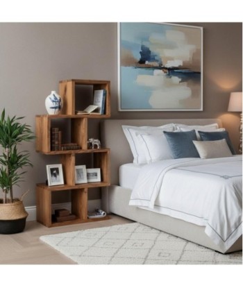 Estantería Madera de Acacia Estilo Moderno - Mueble Auxiliar