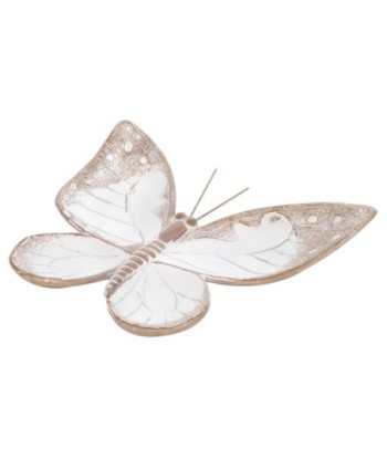 Bandeja de Mariposa de Resina con Acabado Nácar - Decoración Elegante