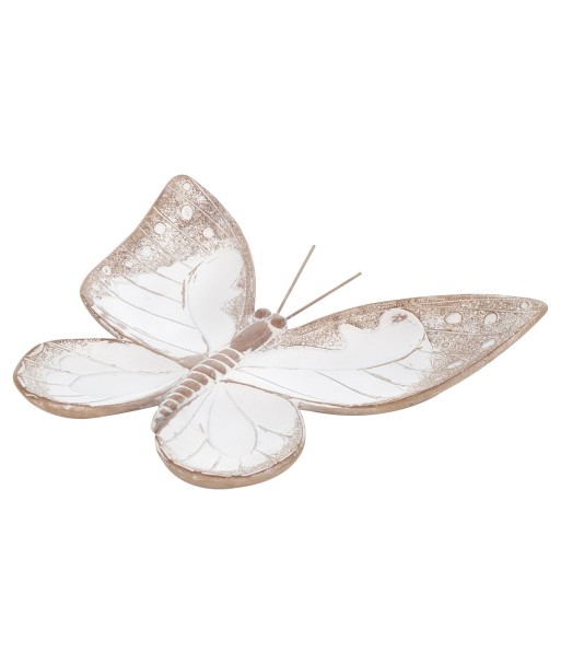 Bandeja de Mariposa de Resina con Acabado Nácar - Decoración Elegante