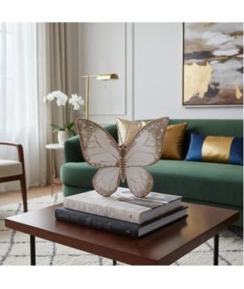 Bandeja de Mariposa de Resina con Acabado Nácar - Decoración Elegante