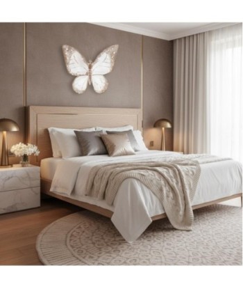 Bandeja de Mariposa de Resina con Acabado Nácar - Decoración Elegante