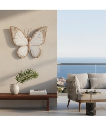 Bandeja de Mariposa de Resina con Acabado Nácar - Decoración Elegante