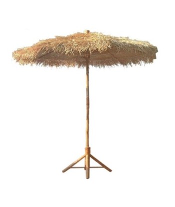 Sombrilla de Bambu - Estilo Verano, Fácil Montaje