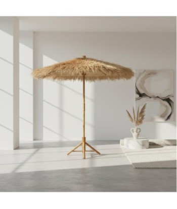 Sombrilla de Bambu - Estilo Verano, Fácil Montaje