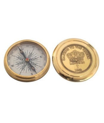 Brújula Náutica de Latón - Estilo Vintage para Decoración de Hogar