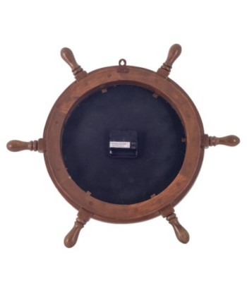 Reloj Náutico de Madera y Cristal con Estilo Marinero