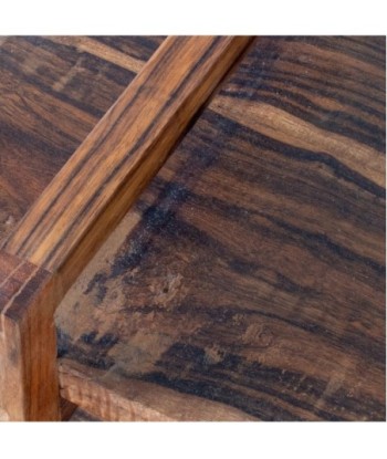 Estantería de Madera Montada con Tres Niveles para Decoración