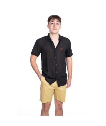 Camisa Hombre Lila Manga Larga de Algodón y Lino, Ropa de Moda Hombre, Camisas Casual para Ocasiones Especiales