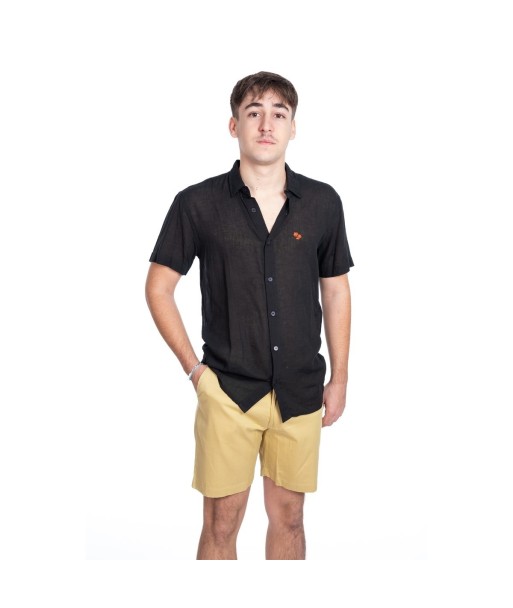 Camisa Hombre Lila Manga Larga de Algodón y Lino, Ropa de Moda Hombre, Camisas Casual para Ocasiones Especiales