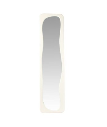 Espejo de pared en MDF y cristal con diseño moderno y estilizado