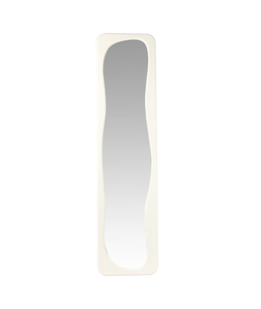Espejo de pared en MDF y cristal con diseño moderno y estilizado