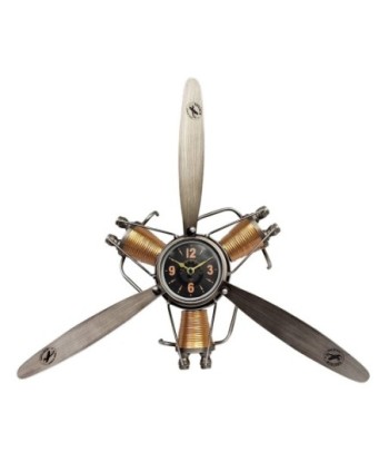 Reloj de Metal con Diseño Vintage y Estilo Industrial