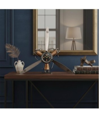 Reloj de Metal con Diseño Vintage y Estilo Industrial