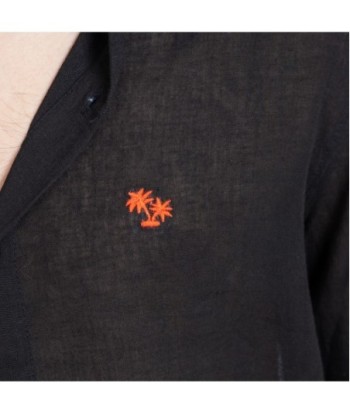 Camisa Hombre Lila Manga Larga de Algodón y Lino, Ropa de Moda Hombre, Camisas Casual para Ocasiones Especiales