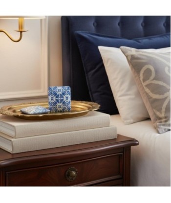 Imán Magnético 4U de Resina - Diseño Azul Cerámico para Decoración