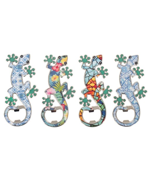 Abrebotellas Magnético de Metal y Resina con Diseño Colorido para Decoración